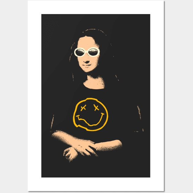 Mona lisa is Grunge Wall Art by BOO